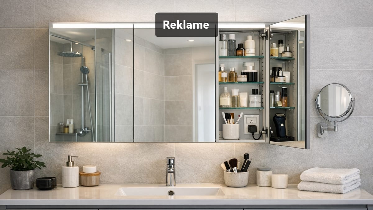 Sådan vælger du det perfekte badeværelsesskab med spejl til dit hjem